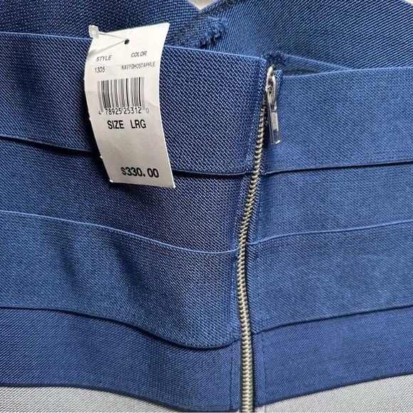 Pleasure Doing Business Bandage Evening Dress in NavyGhostApple Size L Large NWT - Picture 7 of 16